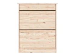 Mueble zapatero ALTA madera maciza de pino 77x35x96 cm ES963623