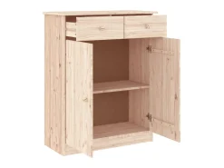 Mueble zapatero ALTA madera maciza de pino 77x35x96 cm ES972861