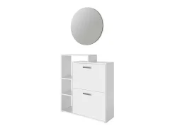 Mueble zapatero blanco 80x25x90 orlando