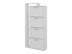 Mueble zapatero blanco 80x24.2x166.1 orlando