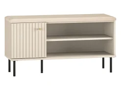 Mueble zapatero con lamas 102 cm - beige - CALETTO