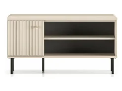 Mueble zapatero con lamas 102 cm - beige - CALETTO