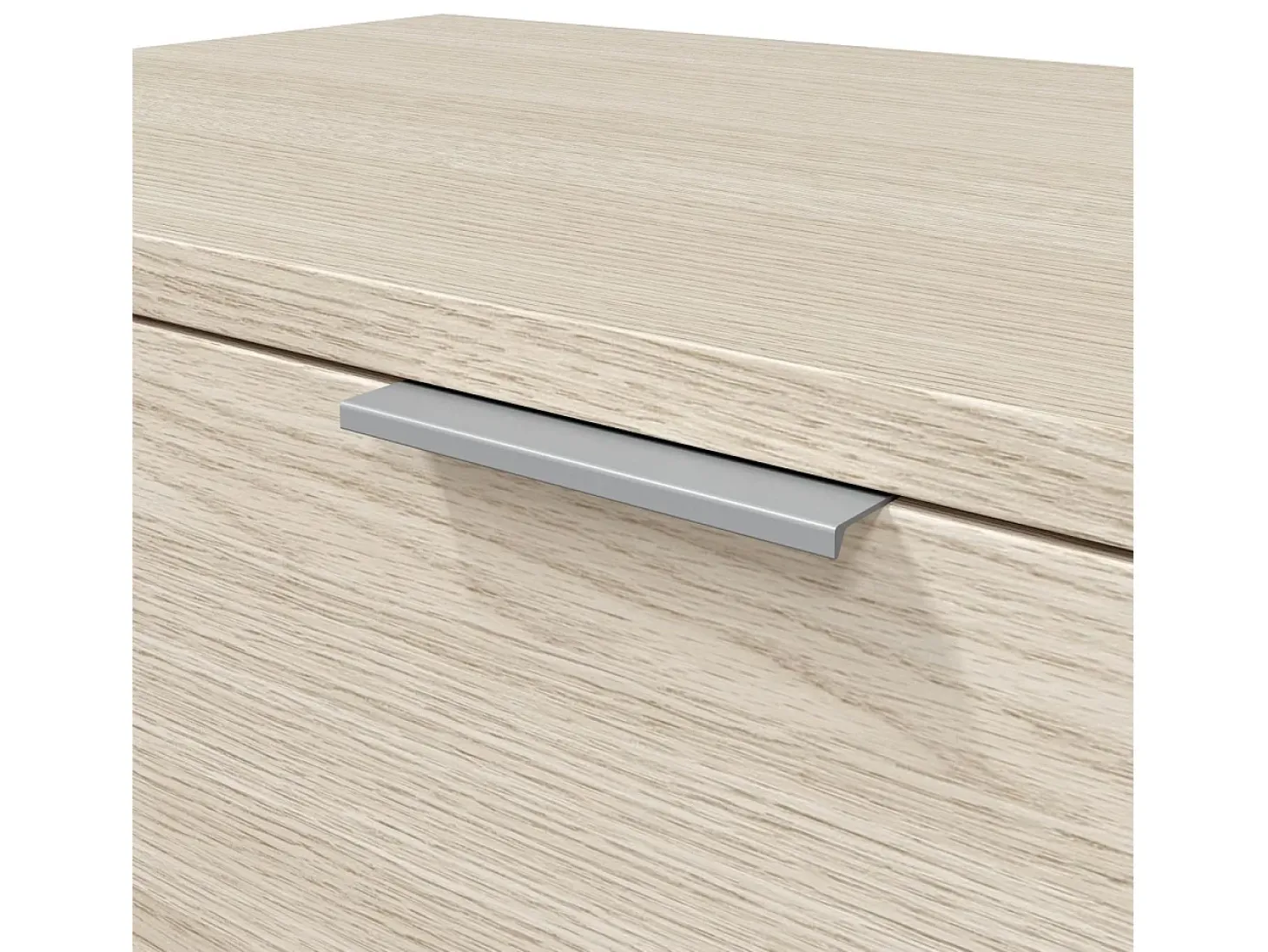 Mueble zapatero de 3 puertas abatibles - L60 cm