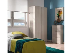 Mueble zapatero de 3 puertas abatibles - L60 cm