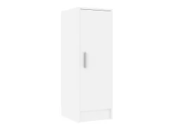 Mueble zapatero de aglomerado blanco 32x35x92 cm ES886591