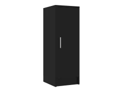 Mueble zapatero de aglomerado negro 32x35x92 cm ES773534