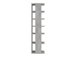 Mueble zapatero de ingeniería gris hormigón 27,5x27x102 cm ES736268