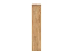 Mueble zapatero de madera maciza de nogal 55x20x104 cm ES740823