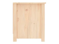 Mueble zapatero de madera maciza de pino 110x38x45,5 cm ES552309