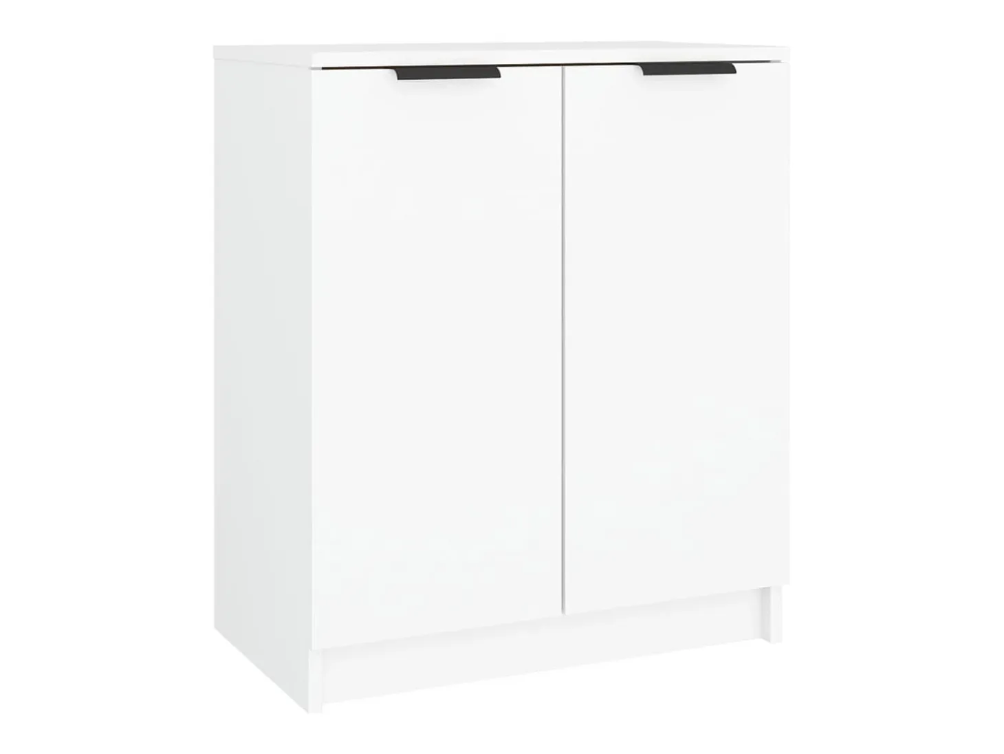Mueble zapatero de madera contrachapada blanco 59x35x70 cm ES772501