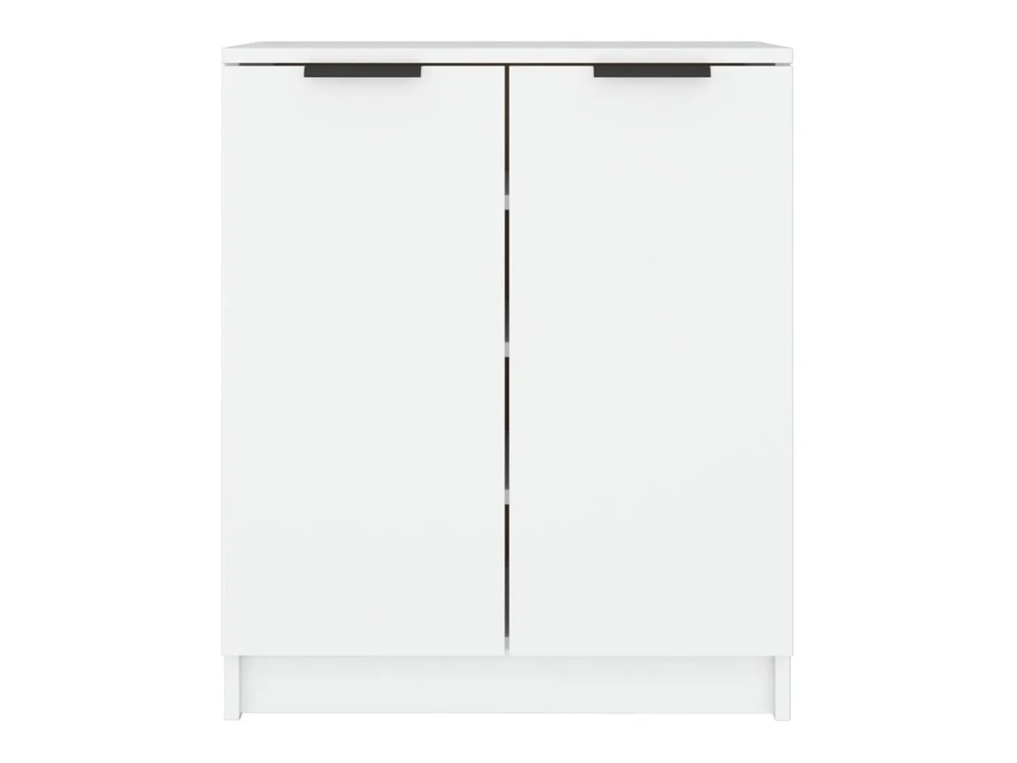 Mueble zapatero de madera contrachapada blanco 59x35x70 cm ES772501