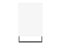 Mueble zapatero madera contrachapada blanco brillo 102x36x60 cm ES954575