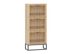 Mueble zapatero madera contrachapada 52x25x120 cm ES323970