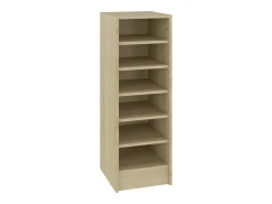 Mueble zapatero madera contrachapada roble Sonoma 31,5x35x90 cm ES304384