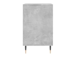 Mueble zapatero madera contrachapada gris hormigón 102x36x60 cm ES824508