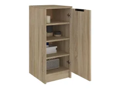Mueble zapatero madera contrachapada roble sonoma 30x35x70 cm ES340885