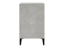 Mueble zapatero madera contrachapada gris hormigón 102x36x60 cm ES365930