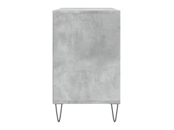 Mueble zapatero madera contrachapada gris hormigón 102x36x60 cm ES726262