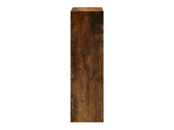 Mueble zapatero madera contrachapada roble ahumado 63x24x81 cm ES775170