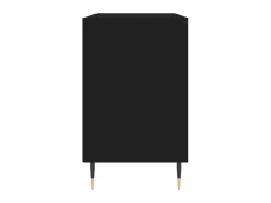 Mueble zapatero madera contrachapada negro 102x36x60 cm ES694492