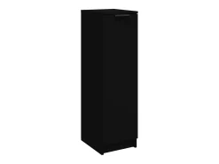 Mueble zapatero madera contrachapada negro 30x35x100 cm ES570526