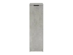 Mueble zapatero madera contrachapada gris hormigón 30x35x100 cm ES422673
