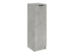 Mueble zapatero madera contrachapada gris hormigón 30x35x100 cm ES422673