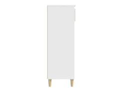 Mueble zapatero madera contrachapada blanco 40x36x105 cm ES208750