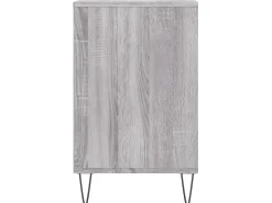 Mueble zapatero madera contrachapada gris Sonoma 102x36x60 cm ES288998