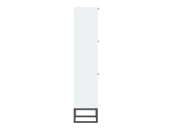 Mueble zapatero madera contrachapada blanco 52x25x120 cm ES642641