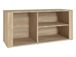 Mueble zapatero madera contrachapada roble Sonoma 100x35x45 cm ES157403