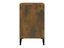 Mueble zapatero madera contrachapada roble ahumado 102x36x60 cm ES840750