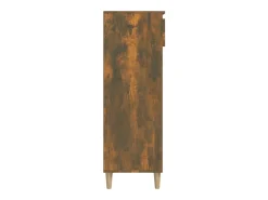 Mueble zapatero madera contrachapada roble ahumado 40x36x105 cm ES124667