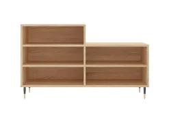 Mueble zapatero madera contrachapada roble Sonoma 102x36x60 cm ES711026