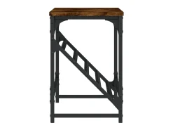 Mueble zapatero madera de ingeniería roble ahumado 90x30x45 cm ES189374