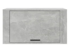 Mueble zapatero pared contrachapada gris hormigón 70x35x38 cm ES406516