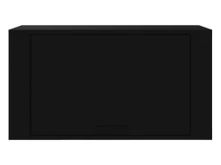 Mueble zapatero pared madera contrachapada negro 70x35x38 cm ES612506