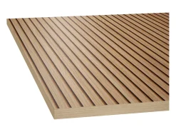 Mueble zapatero/armario - A87cm x L90cm x P27cm roble dorado puertas impresión vallado - Moss