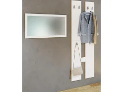 Muebles de baño gabinete de pared Landos Blanco / Roble de miel 60 x60 x18