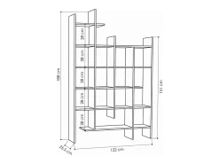 Muebles de estanterías de madera BOK