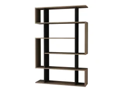 Muebles de estanterías de madera y antracita KIRJA