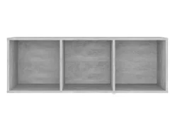 Muebles de salón 2 piezas madera ingeniería gris hormigón