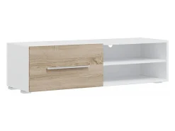 Muebles de TV 5 piezas con iluminación LED roble sonoma
