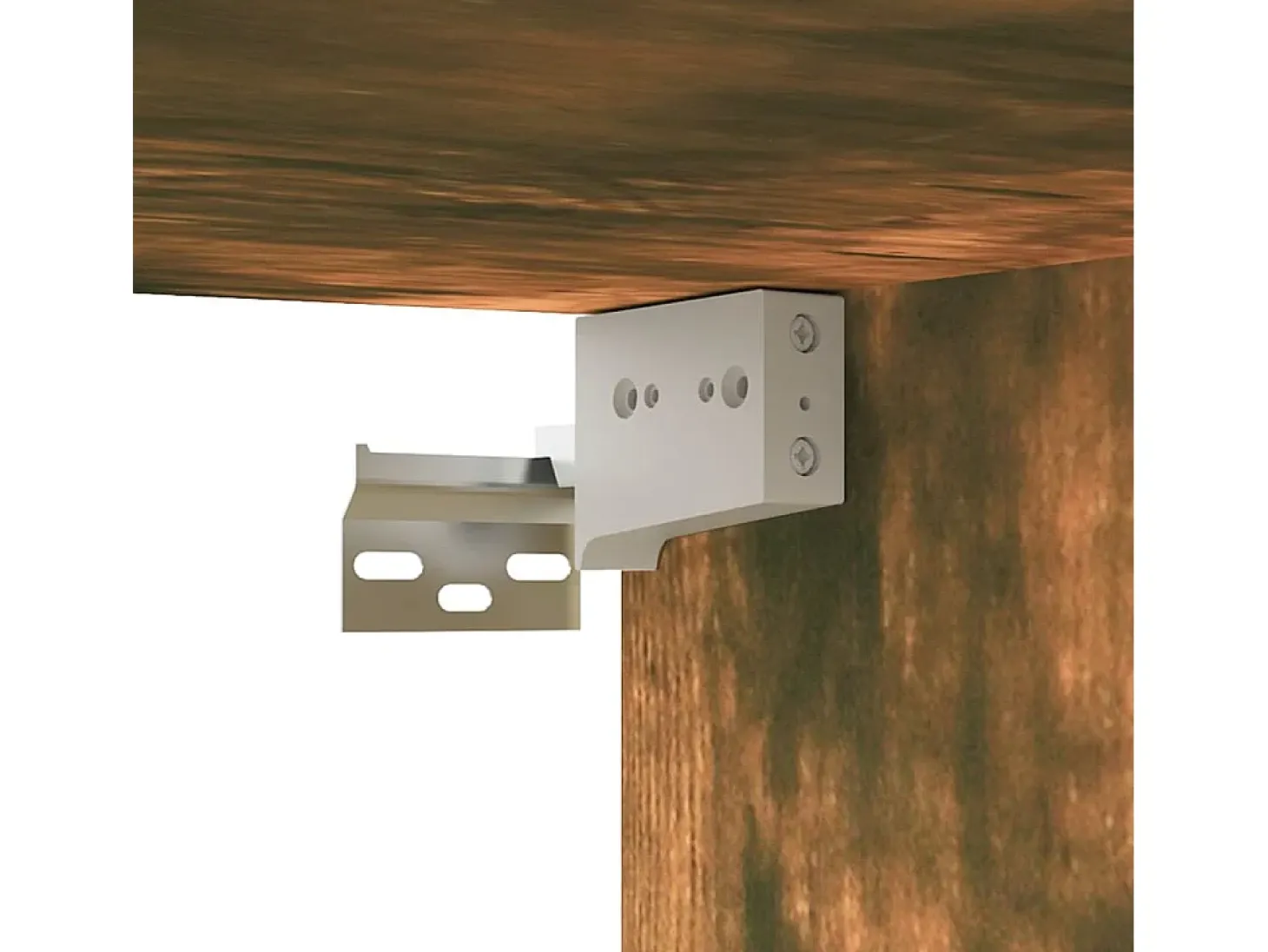 Muebles de TV 8 piezas madera color roble ahumado 60x30x30 cm