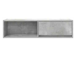 Muebles de TV 2 uds gris hormigón 100x31x25,5 cm