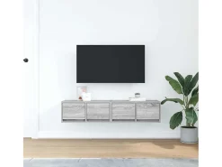 Muebles de TV 2 uds madera ingeniería gris Sonoma 60x31x25,5 cm