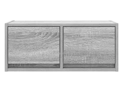 Muebles de TV 2 uds madera ingeniería gris Sonoma 60x31x25,5 cm