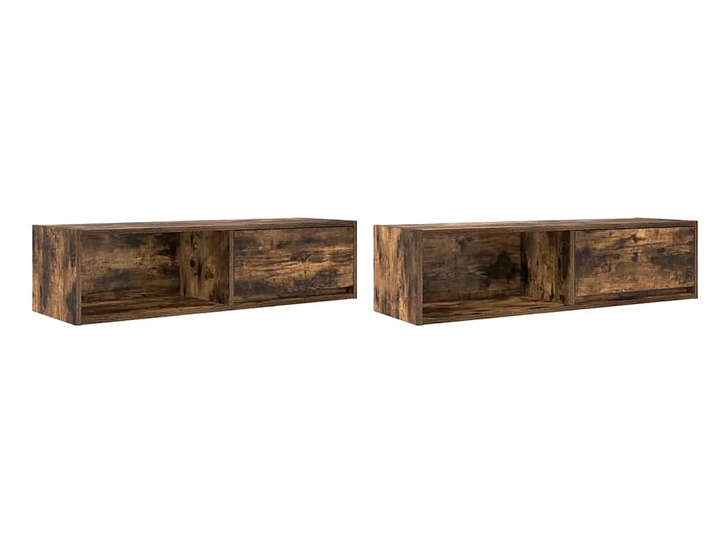 Muebles de TV 2 uds madera ingeniería color roble 100x31x25,5cm