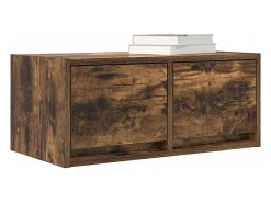 Muebles de TV 2 uds madera ingeniería color roble 60x31x25,5 cm