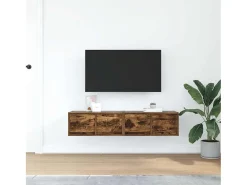 Muebles de TV 2 uds madera ingeniería color roble 60x31x25,5 cm